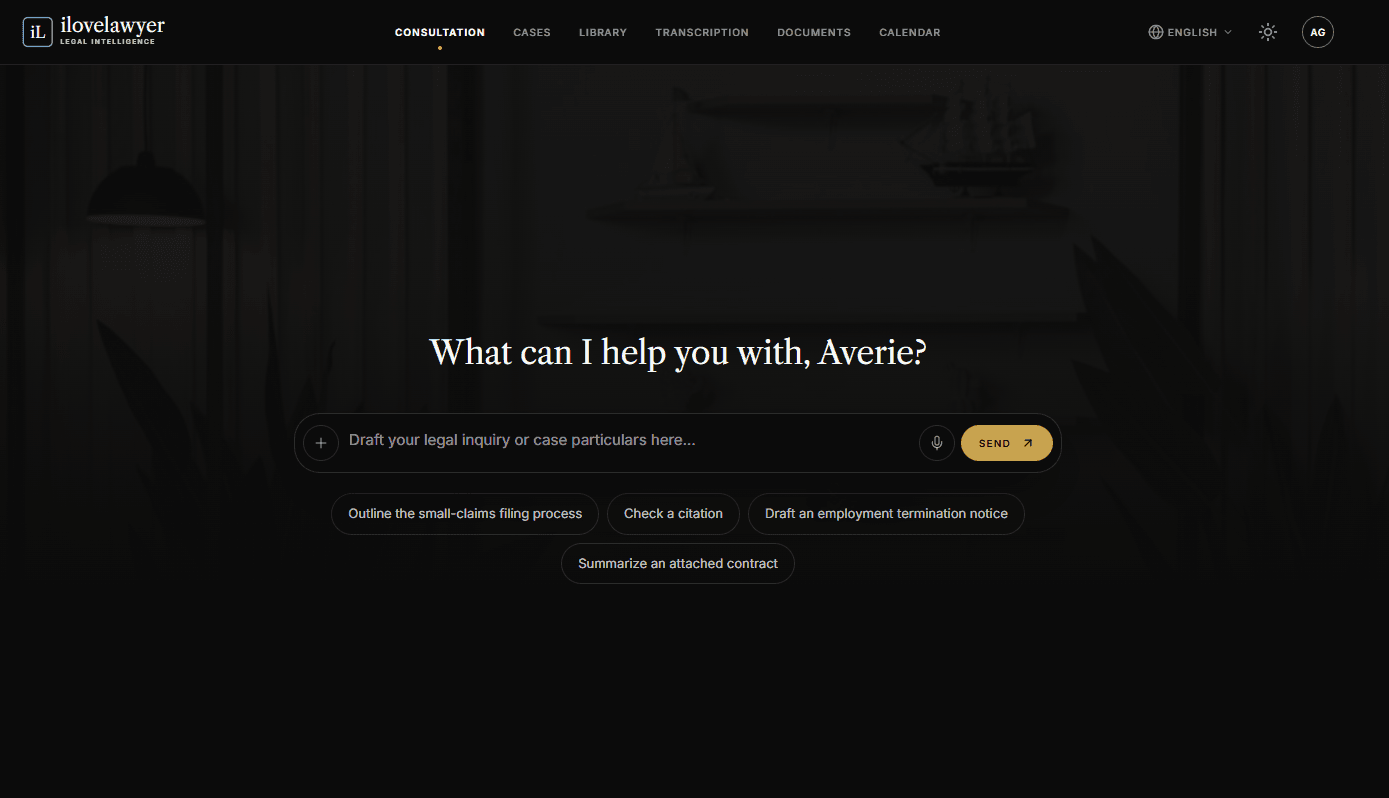 Explore the AI Consultation Feature of Ilovelawyer